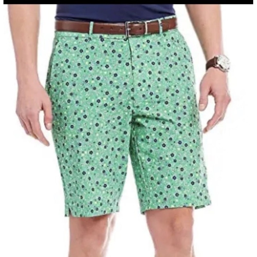 Polo Ralph Lauren PGA Golf Tour Tiger‎ Style Green Floral Shorts Mens 38